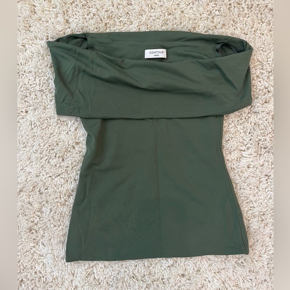 Aritzia Contour Top Green